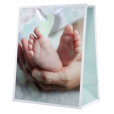 Image of Hallmark Large Baby Feet Gift Bag