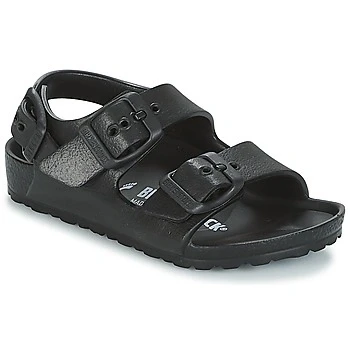 Image of Birkenstock Milano KIDS Pool slides for kids, Size: 7K, Black Synthetics