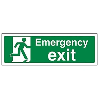 Image of V Safety Eco Friendly Safe Condition Exit Emergency 600 X 200mm