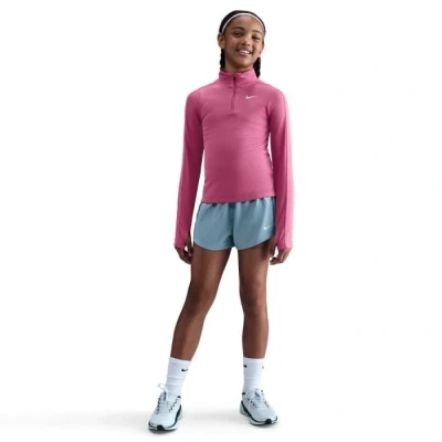 Image of Nike Performance Unisex Long sleeved top, Size: 10 12y, Sweet beet/white