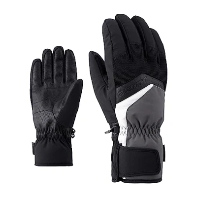 Image of Ziener Gabino Men&#039;s Alpine Ski Gloves Winter Sports Warm Breathable, Men, 801035, magnet, 6.5