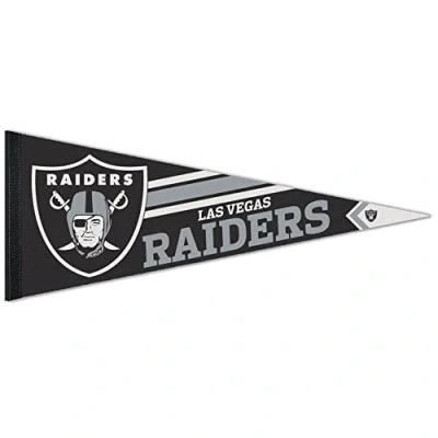 Image of WinCraft NFL 14523115 Oakland Raiders Premium Pennant, 12&quot; X 30&quot;