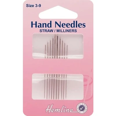 Image of Hemline Straw Milliners Sewing Needles Size 3 9