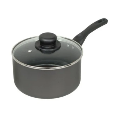 Image of The Sapphire Collection 18Cm Non Stick Saucepan with Glass Lid by