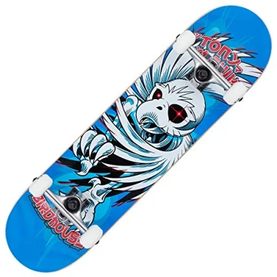 Image of Birdhouse Stage 1 Hawk Spiral Complete Skateboard Blue 7.75&quot;