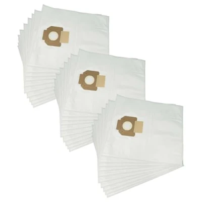 Image of vhbw 30x Vacuum Cleaner Bag Replacement for Milwaukee 4932352306, 4932459689 Cleaner, Microfleece, 51 cm x 43 cm, White
