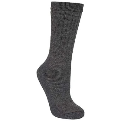 Image of Trespass Stroller, Black Marl, 7/11, Warm Socks for Men, UK Sizes 7 11,