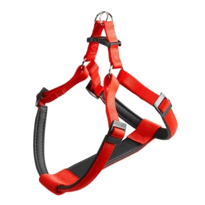 Image of Ferplast Dog Harness DAYTONA, Large Harness, Padded, Adjustable, Red