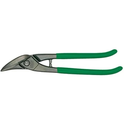 Image of Bessey D116 260 Right Hand Cut Shape and Straight Cutting Snips, Blue/Grey