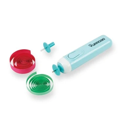 Image of YURROAD Quilling Tool, Electric Pen, 2 in 1 Tools for Paper Strips, Slotted Tool Pen