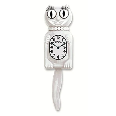 Image of Miss Kitty Cat Klocks (White)