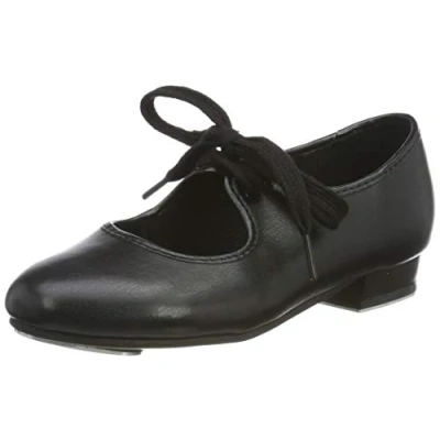 Image of Roch Valley Low Heel PU Tap Shoes C8 Black