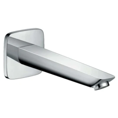 Image of Hansgrohe 71410000 Bath Spout Spare Part, Chrome, Auslaufhöhe 70mm