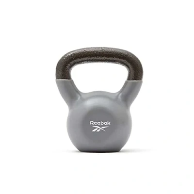 Image of Reebok Unisex&#039;s Kettlebell, Grey, 8 kg