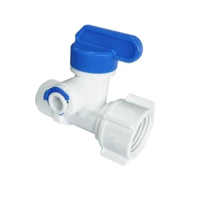 Image of 1/2&#039;&#039; Thread to 1/4 3/8 Tube Water Adapter RO Feed Ball Valve Faucet Filter Reverse Osmosis System for Purifier Tap(1I2 1I4)