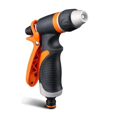 Image of LINZI Garden Hose Spray Gun, High Pressure Nozzle for Watering Plants Lawns, Shower Pets, Car Washing, Cleaning Windows, Attachment Connectors