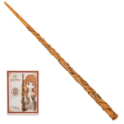 Image of Official Wizarding World, Authentic 12 Inch Spellbinding Hermione Granger Wand with Collectible Spell Card Kids’ Harry Potter Fancy Dress Role Play Toys for Ages 6 and Up