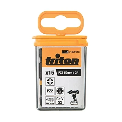 Image of Triton Pozi Screwdriver Impact Bit 15pk PZ2 50mm