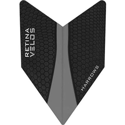 Image of Harrows Retina Dart Flights Extra Strong Velos 1 set (3) (Black)