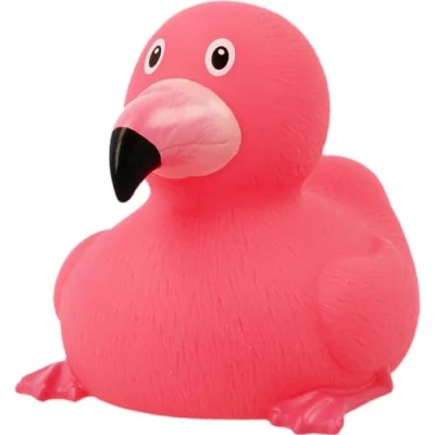 Image of Lilalu 2136 Flamingo Rubber Duck Bath Toy, Various
