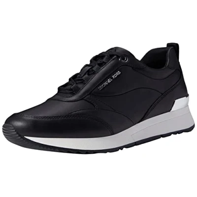 Image of Michael Kors Allie Stride S2ALFS1L WoMens sneaker Black Calfskin Size EU 37
