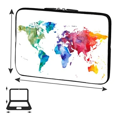 Image of PEDEA Designer Protective Case for Laptops up to 15.6 Inches (39.6 cm) Colour World