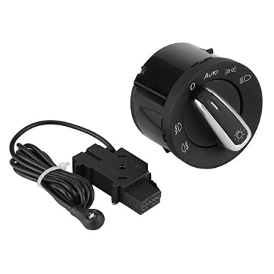 Image of Automotive Universal Headlight Control Switch, Keenso Headlamp Switch Light Sensor Module Button 5ND941431B