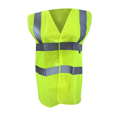 Image of Yoko Hi Vis Open Mesh Vest/Jacket (XL) (Hi Yellow)