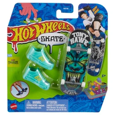 Image of Hot Wheels HVJ85 Patineta PRIMAL TERROR con Tenis Dolls, Multicoloured