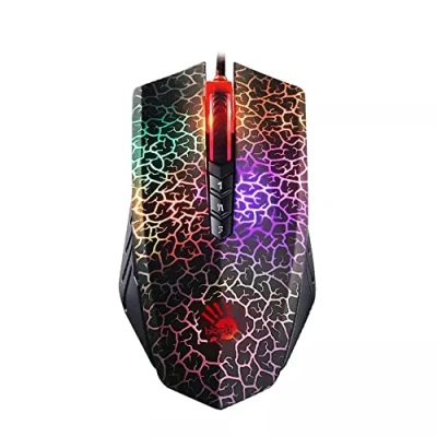 Image of Bloody Optical Gaming Mouse with Light Strike (LK) Switch &amp; Scroll Fully Programmable and Advance Macros (A70)