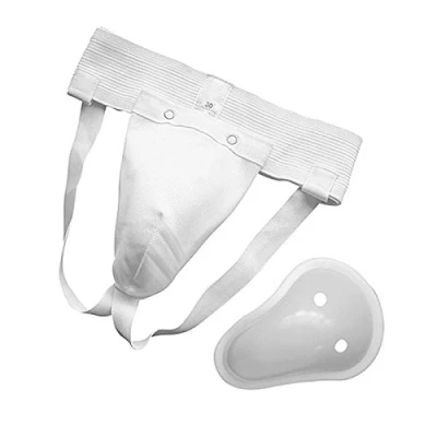 Image of Elasticated Cotton Martial Arts Karate, Taekwondo, Kung Fu Groin Guard With Cup (Large)
