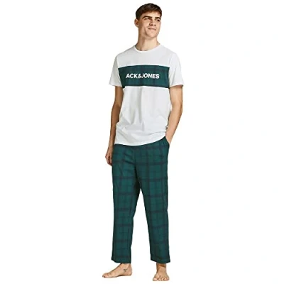 Image of JACK&amp;JONES Men&#039;s JACTRAIN LW Pants and SS TEE GIFTBOX Footie, Ponderosa Pine, XL