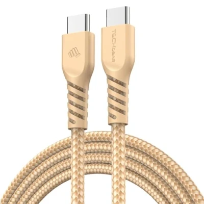 Image of USB C to Charger Cable 60W STRONG Braided Fast Charging Type Data Lead Compatible with iPhone 15, iPad Pro 2022, 10th MacBook Pro, Samsung S24/S23/S21/A14, Pixel 8 [1M]