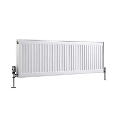 Image of Milano Compact White Type 21 Horizontal Double Panel Plus Convector Radiator 400mm x 1200mm