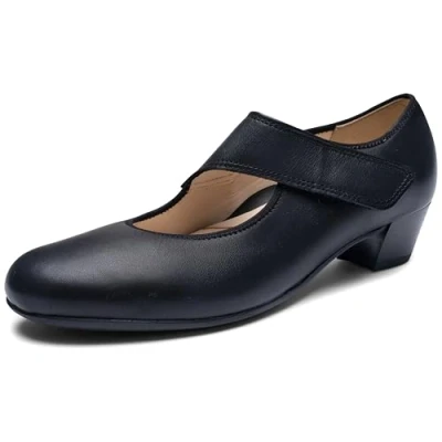 Image of ARA Women&#039;s Catania Clasp Shoe, Black, 8 UK