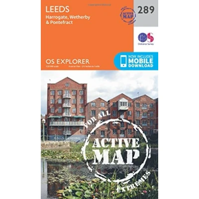 Image of Explorer Active 289 Leeds Map With Digital Version