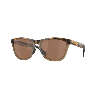 Image of Sunglasses Oakley Oo9284 frogskins range col. 928407 Uomo Rotonda Marrone