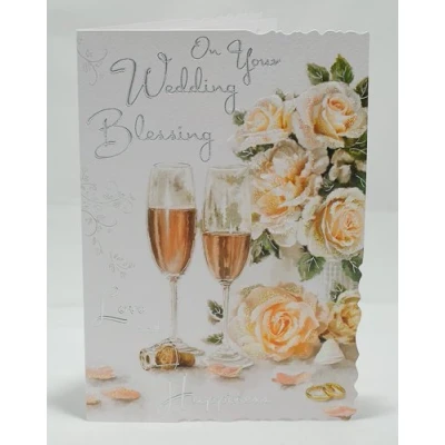 Image of On Your Wedding Blessing Greeting Card JJ