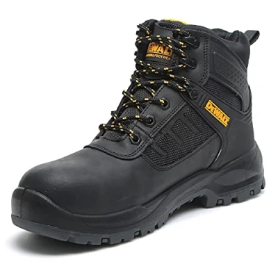 Image of Dewalt Douglas Mens Safety Boots Waterproof Steel Toe Cap Heat Resistant Boot Black UK11 (EU45)