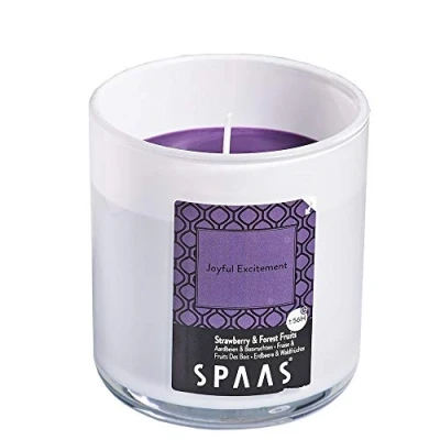 Image of Spaas Scented Candle in Glass with Aluminium Lid, ± 56 Hours, Joyful Excitement