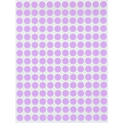 Image of Royal Green Pastel Purple Small dot Stickers 8mm Color Coding Labels 1/4&quot; 840 Pack