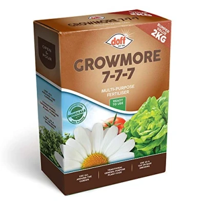 Image of Doff Growmore 7 Multi purpose fertiliser 2Kg