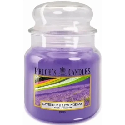 Image of Prices Fragrance Collection Lavender &amp; Lemongrass Small Jar Candle