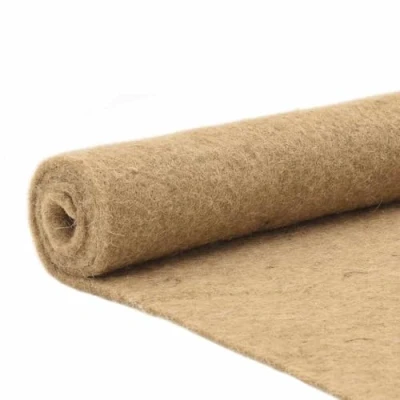 Image of vidaXL hemp mat for rodents/rabbits/hamsters 0.5x1 m brown cuttable fiber matting durable and moisture binding