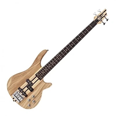 Image of Neck Thru Electric Bass Guitar 4 Strings Chicago by Gear4music