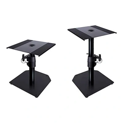 Image of Thor Adjustable Studio Monitor Speaker STANDS DJ Recording (Pair)