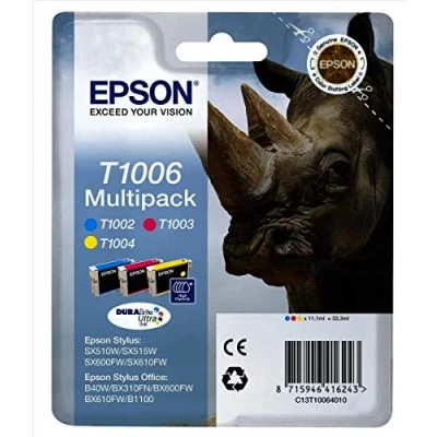 Image of Epson T100640 11.1ml Hi Cap CMY Ink
