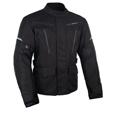 Image of Oxford Men&#039;s Metro 2.0 Motorcycle Jacket, Stealth Black, L