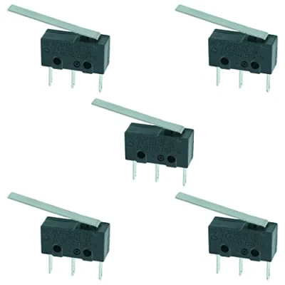 Image of 5 x 29mm Lever V4 Miniature Microswitch SPDT 5A
