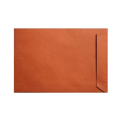 Image of Netuno Pack of 100 Envelopes DIN C5 Orange 162 x 229 mm 110 g Design Eko Envelope Large A5 Eco Paper Coloured Mailing Bag without Window Recycled